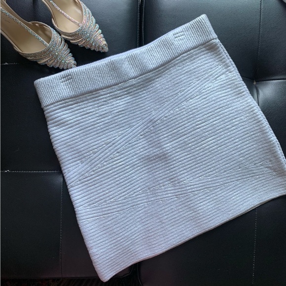 LOVERS & FRIENDS SILVER MINI SKIRT - Picture 6 of 11